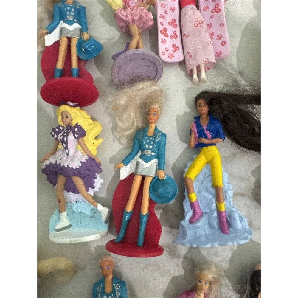 Vintage McDonalds Happy Meal Barbie Toy Lot 90s Mattel Figures Pieces 43 Pieces